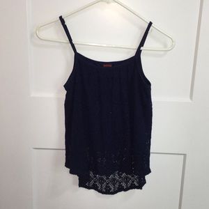 Navy Blue Tank Top